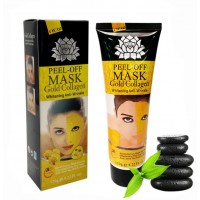 Face Skin Care Anti Aging Scars Acne Remover Shrink pores 24k Gold Peel Off Mask