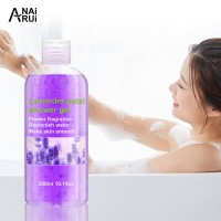 Private Label Organic Wholesale Pure Natural Flower Extract Shower Gel Lavender petals Body Wash