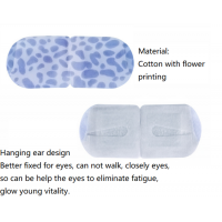 Steam Eye Warmer Pad Rose sleeping eye mask heating pad OEM