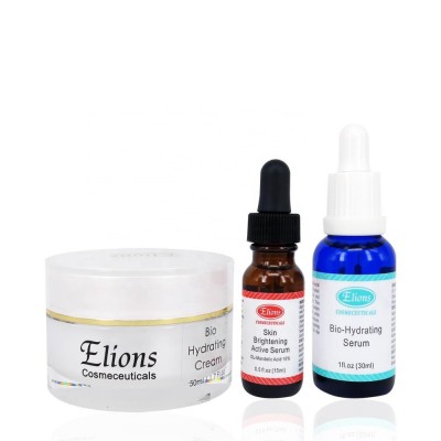 Hydrating Brightening Set Anti Acne AHA Peel Serum